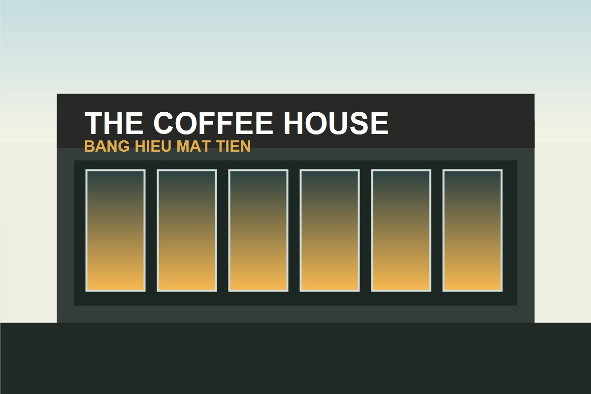 Thi công bảng hiệu The Coffee House