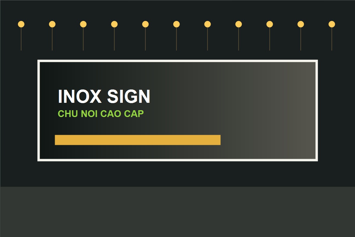 Bảng hiệu inox